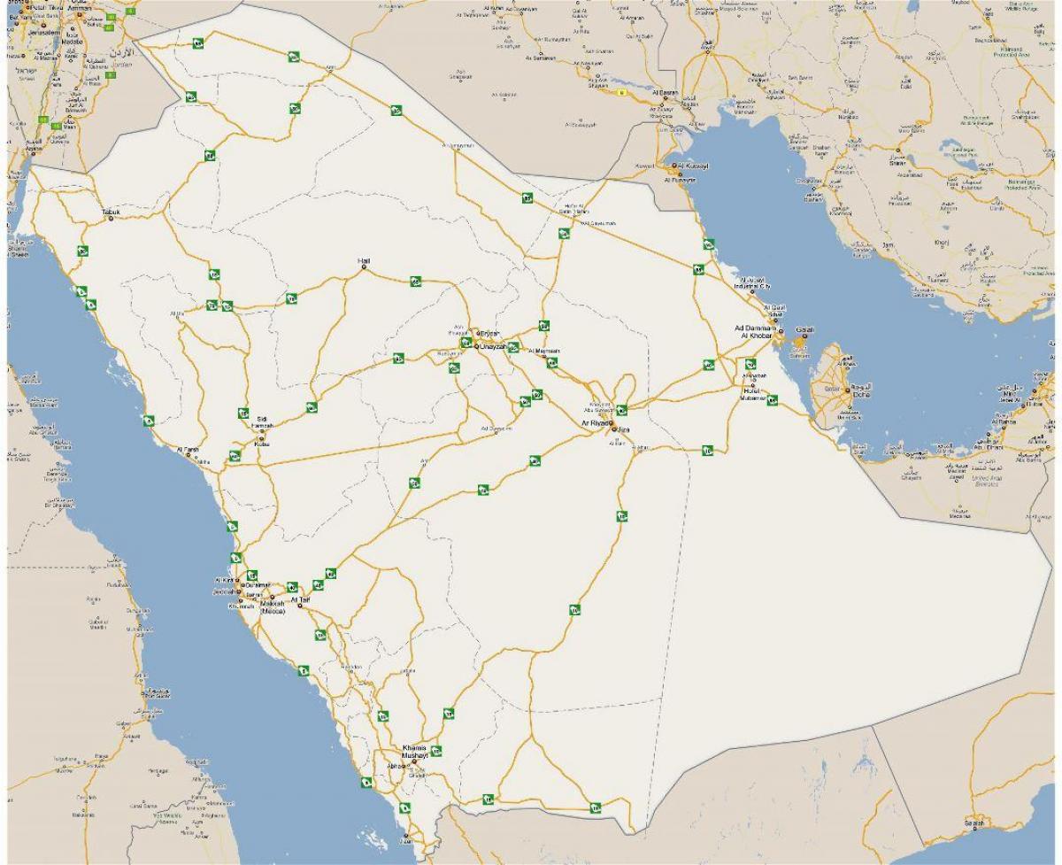 Anzeigen von detaillierten Saudi-Arabien