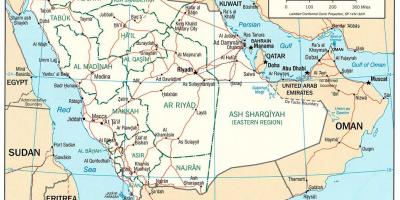 Karte von KSA