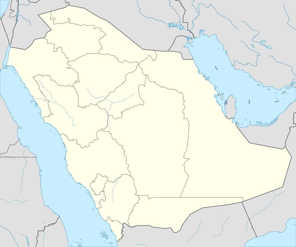 Karte von Saudi-Arabien