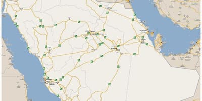 Anzeigen von detaillierten Saudi-Arabien