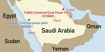 Karte von fadhili Saudi-Arabien