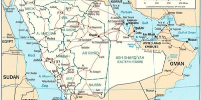 Karte von Saudi-Arabien Bilder
