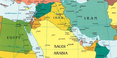 Karte Saudi-Arabien umliegenden Ländern
