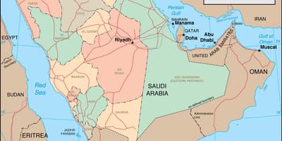 Saudi-Arabien Regionen anzeigen