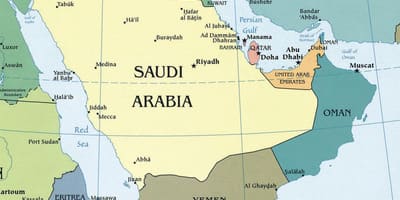 Karte von Saudi-Arabien Lage